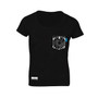 Anchor & Crew Noir Black Explorer Print Organic Cotton T-Shirt (Womens)