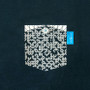 Anchor & Crew Steel Blue Digit Print Organic Cotton T-Shirt Pocket