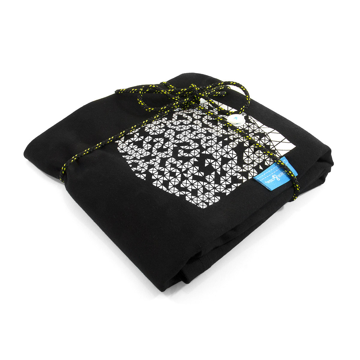 Anchor & Crew Noir Black Digit Print Organic Cotton T-Shirt As Wrapped