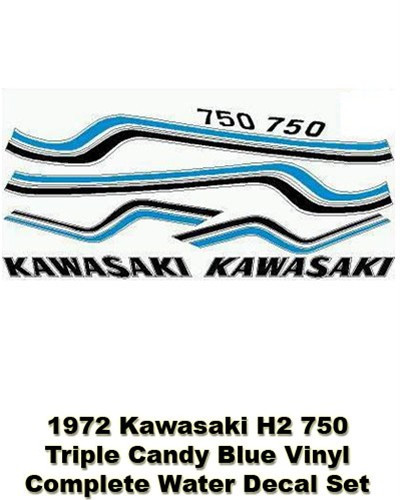 Vintage Kawasaki H2 750 Triple | Candy Blue - Water - Complete