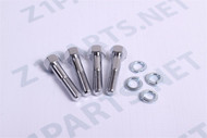 Chain Adjuster Stopper Bolt & Washer Set Z1 H2 KZ - Z1 Parts Inc