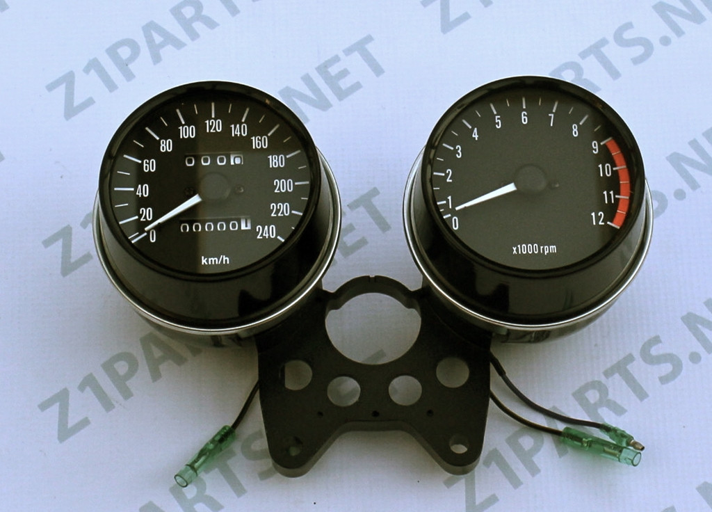 Kawasaki Z1900 1973 Speedometer &amp;Tachometer Set EU Version With km
