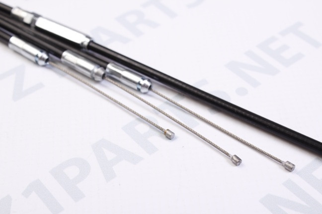 はる Kawasaki H2750 Triple Throttle Cable Stainless