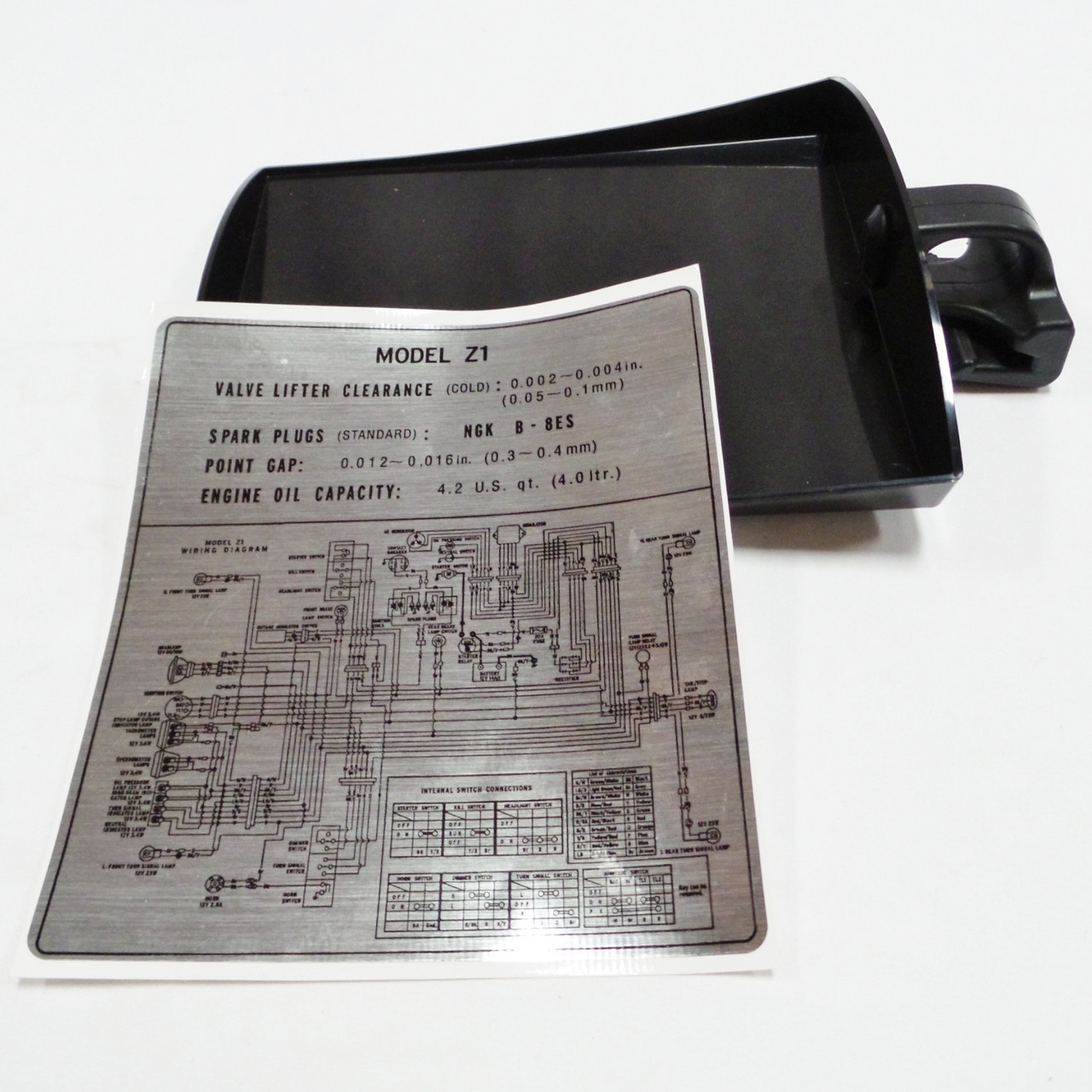 Document Tool Tray Complete Set w/ Decal Z1 KZ - Z1 Parts Inc