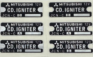 Kawasaki 1969-1971 H1- CDI box  labels H1 500