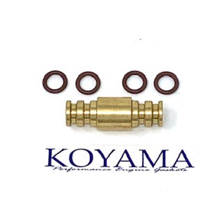 Fuel pipe passage, Brass Cross over tube fitting - Z1 Parts Inc