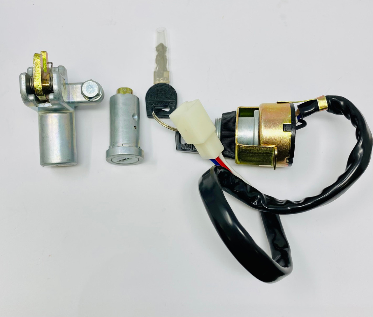 Ignition Switch KZ900 With Steering & Seat Lock Set - Z1 Parts Inc