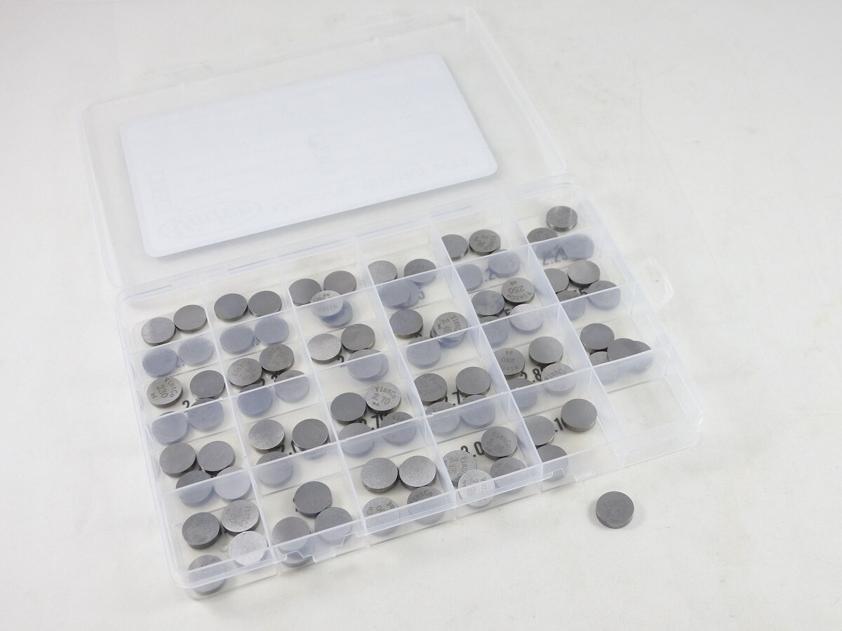 CYHM2点 13mm Valve Shim Kit 4pcs of each size 2.00mm-3.10mm in 0.05mm