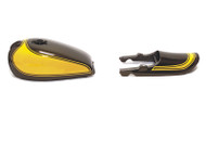 DOREMI BODY SET - Painted as Z1 900 1973 Green & Yellow fits Z750A4/A5/ KZ900