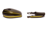 DOREMI BODY SET - Painted as Z1 900 1974 Green & Yellow fits Z750A4/A5/ KZ900