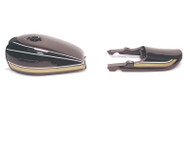 DOREMI BODY SET - Painted as Z1 900 1975 Red Candy, Gold & Black Fits Z750A4/A5/ KZ900