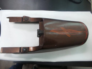 Brown, Orange Tail Piece Made in Japan