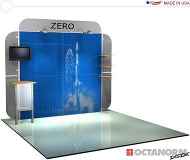 Alumalite Zero™ • AZ7 10′ Trade Show Booth