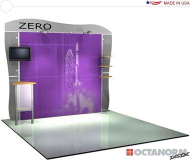 Alumalite Zero™ • AZ8 10′ Trade Show Booth