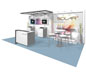 Solar A · 10′ × 20′ Inline Trade Show Booth