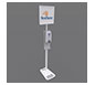 Stand Tough™ MOD-9002 Hand Sanitizer Stand · Left Angle View