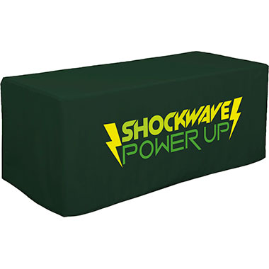 3-Sided 6′ Nylon Table Cover w/ Full Color Logo Print