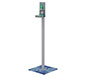 Hand Sanitizer Stand w/ Base Graphic · Right Angle View