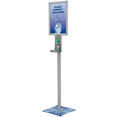 Deluxe Hand Sanitizer Stand w/ Graphics