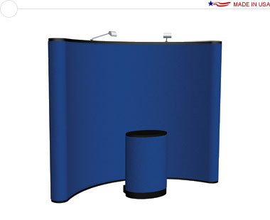 Arise™ 10′ Curved Pop Up Display