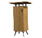 ECO-1C Sustainable Pedestal in Bamboo