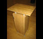 ECO-1C Sustainable Pedestal in Bamboo