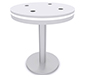 InCharg™ Wireless Charging Table · MOD-1453 (Circle w/ Perimeter Lighting) w/ Standard White Perimeter Lights