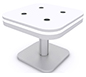 InCharg™ Wireless Charging Coffee Table · MOD-1455 (Rounded Square) w/ Standard White Perimeter Lights