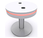 InCharg™ Wireless Charging End Table · MOD-1460 (Circle) w/ Optional RGB Perimeter Lights