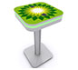 InCharg™ Wireless Charging Table · MOD-1463 (Rounded Square) w/ Optional Adhesive Graphic & RGB Perimeter Lights