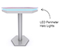 InCharg™ Wireless Charging Table · MOD-1465 (Hexagon) w/ Optional Adhesive Graphic & RGB Perimeter Lights