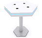 InCharg™ Wireless Charging Table · MOD-1465 (Hexagon) w/ Optional RGB Perimeter Lights