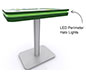 InCharg™ Wireless Charging Table · MOD-1467 (Rectangle) w/ Optional Adhesive Graphic & RGB Perimeter Lights