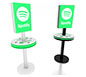 InCharg™ Light Box Charging Stand w/ Optional Graphics, RGB Lighting & White/Black Post Powder Coating