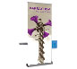 Barracuda™ 1200 Retractable Banner Stand • With Optional Table and Literature Pocket Accessories