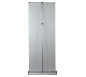 Barracuda™ 1200 Retractable Banner Stand • Back View at Maximum Graphic Height