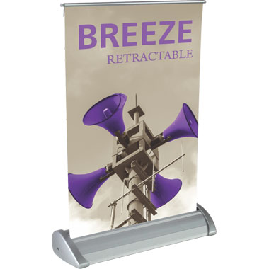 Breeze™ • Retractable Tabletop Banner Stand
