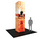 Formulate™ 12′ Backlit Four-Sided Tower · Left Angle View