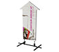 Contour™ Outdoor Sign - Arrow Up w/ Plate Base · Right Angle View