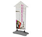 Contour™ Outdoor Sign - Arrow Up w/ Water Base · Right Angle View