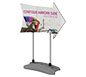 Contour™ Outdoor Sign - Arrow Side w/ Water Base · Right Angle View