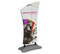 Contour™ Outdoor Sign - Wave 1 w/ Water Base · Left Angle View