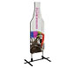 Contour™ Outdoor Sign - Bottle w/ Plate Base · Left Angle View