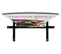 Contour™ Outdoor Sign - Wave 2 w/ Plate Base · Top View