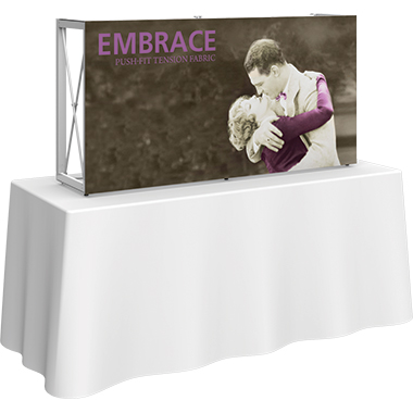 Embrace™ • 2×1 Straight Tabletop Display