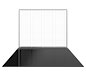Formulate™ Master 10′ Straight Backlit Display · Front View of Hardware Only in a 10′ × 10′ Space