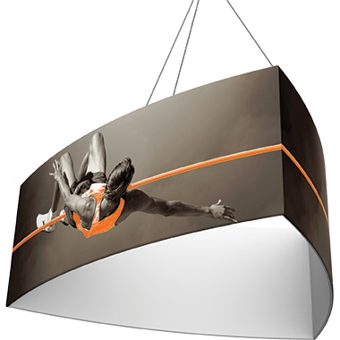 Formulate™ Hanging Banner Sign • Convex Three-Sided