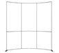 Formulate™ Master 10′ × 10′ Horizontally Curved Backwall · Front View (Hardware Only)
