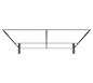 Formulate™ Master 8′ × 10′ Straight Backwall · Top View (Hardware Only)
