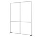 Formulate™ Master 8′ × 10′ Straight Backwall · Right Angle View (Hardware Only)